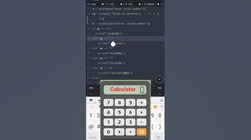 python diye calculator| Acode| pydroid 3 #pydroid3 #acod #python #code