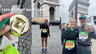 I RAN A MARATHON | Running my first ever marathon in Paris!!!
