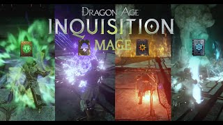 Dragon Age: Inquisition - All Mage Abilities (With Upgrades) | AbilityPreview