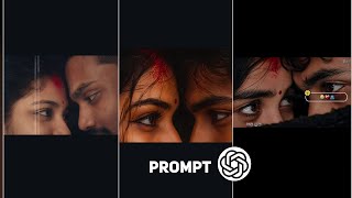 Instagram Trending Bengali Couple Photo Editing Prompt | Din Kate Poloke Song Photo Editing Prompt screenshot 4