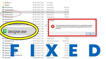 No qt platform plugin could be initialized | FIXED 100%