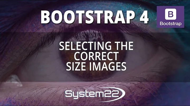 Bootstrap 4 Selecting The Correct Size Images 👍