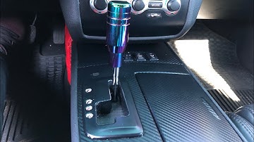 Neo Chrome Universal Automatic Car Gear Shift Knob Lever Shifter