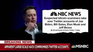 BREAKING: Obama, Biden, Elon Musk, Jeff Bezos targeted in massive Twitter hack #MTPDaily