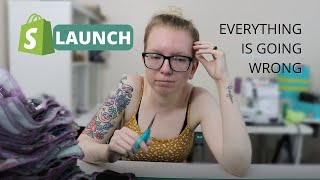 Shopify Launch Stress | Etsy Shop Vlog Ep. 12 | Type Nine Studio