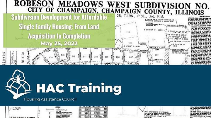 Subdivision Development for Affordable Single-Family Housing: From Land Acquisition to Completion - DayDayNews