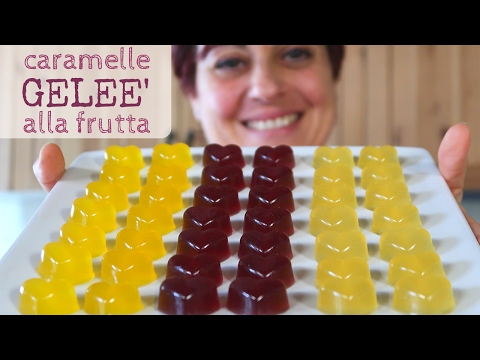 Caramelle Geleè alla Frutta Ricetta Facile - Fruit Jelly Candies Easy recipe