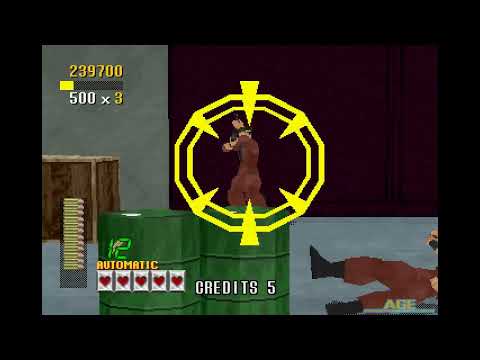 Virtua Cop (Saturn) - No Damage Longplay (Full Game)