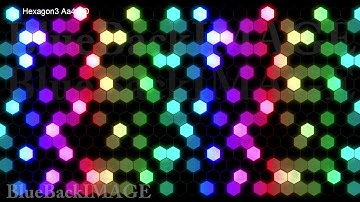 illumination LED Light Hexagon pattern abstract block wall background Hexagon3 Aa4 HD