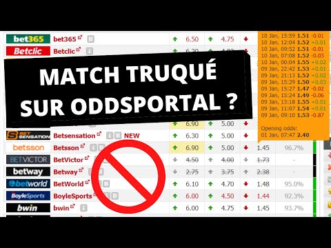 Comment repérer un match truqué avec Oddsportal | PARIS SPORTIFS