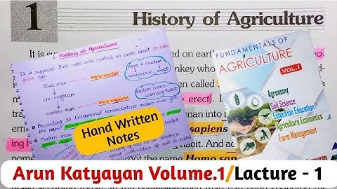 Fundamentals of Agriculture/History of Agriculture/Arun Katyayan vol. 1/Arun Katyayan volume - 1