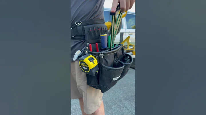 Organised tool belt 🔥 #carpenter #carpentry #construction #toolbelt #tools #bluecollar