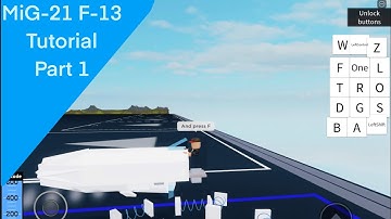 MiG-21 Tutorial Part 1 - Nose | Roblox Plane Crazy