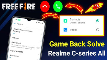 How incoming call Receive Game Back problem kaise thik Kar na hai ||