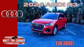 Is the 2024 Audi Q3 45 TFSI Premium the best entry level luxury SUV? Review and drive.