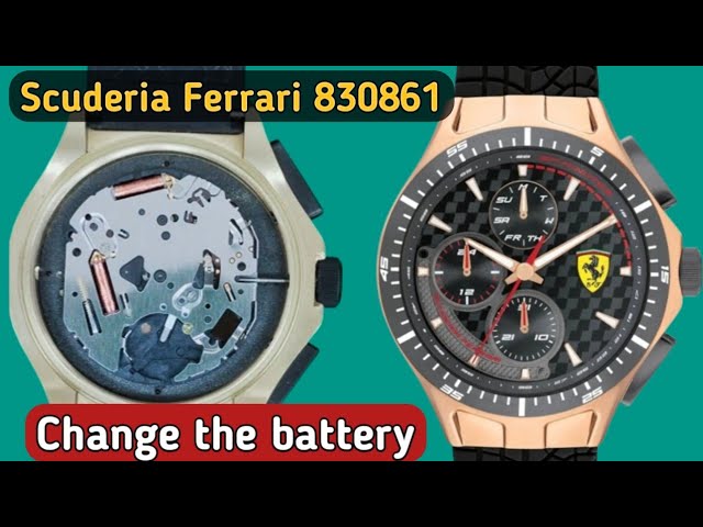 Ferrari Scuderia フェラーリF1公式腕時計 電池交換済み稼働品 スクーデリア・フェラーリ(Scuderia Ferrari) F1スピリットを