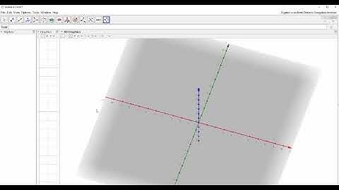 Negotiating Geogebra 3D