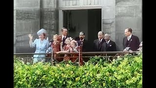The Abdication of Dutch Queen Wilhelmina in 1948 in color! [A.I.enhanced with New Colorizer!]