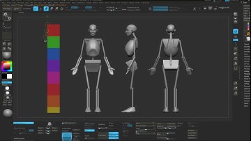 Zbrush Trick : How to use the Transpose line as a measuring tool