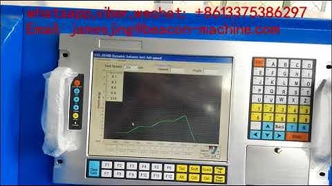 BC D3 turbocharger balancing machine