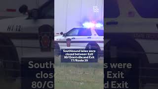 Fatal crash on I-81 closes southbound lanes between Exit 80 Grantville and Exit 77 Route 39