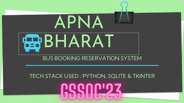 "Revolutionizing Bus Travel: Apna Bharat Bus Reservation System - Project Showcase"