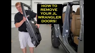 HOW TO REMOVE YOUR JEEP WRANGLER JL DOORS QUICKLY AND SAFELY
