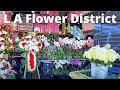 Walking tour of the Los Angles Flower District, Los Angeles, CA [4K]