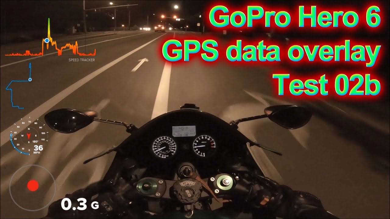ninja air fryer GoPro | Hero 6 | GPS | Low Light | Test 02b | ZX14R | ZZR1400