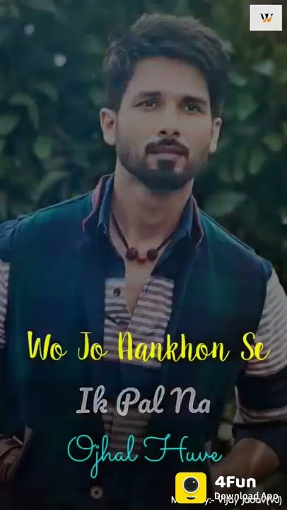 Wo Jo Aankhon Se Ek Pal Na Ho Jaye WhatsApp status