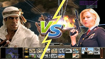 Generals Zero Hour - Challenge - General Juhziz vs General Alexander - Hard Difficulty