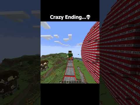 Minecraft TNT Run Meme #shorts