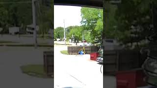 Officer hurt after crashing motorcycle into SUV: VIDEO