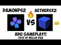 AetherSX2 VS DamonPS2 Gameplay Ultraman fighting Evolution 