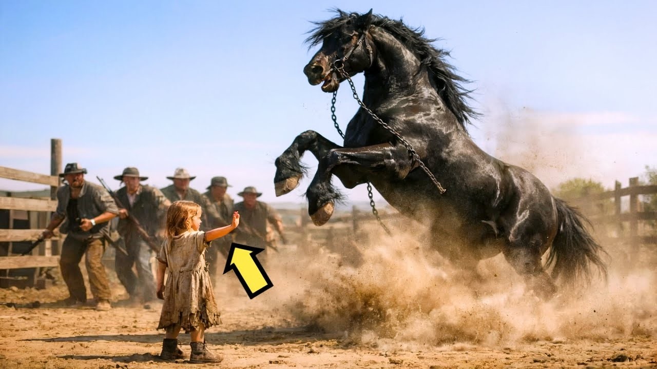 Пять Ковбоев Не Смогли Укротить Дикого Коня, Но Бедная Девочка Сделала Нечто Невероятное…