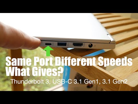 What Is The Difference Between USB-C (3.1 Gen1 / Gen2) and Thunderbolt 3