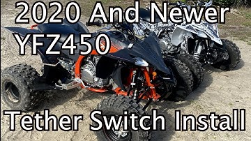 2020 and Newer Yamaha YFZ450 Tether Switch Install