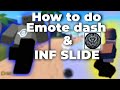 HOW TO DO EMOTE DASH AND INF SLIDE IN EVADE (UNKNOWN HUB X) SCRIPT  2025
