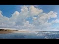 North Sea Beach - Time lapse painting
