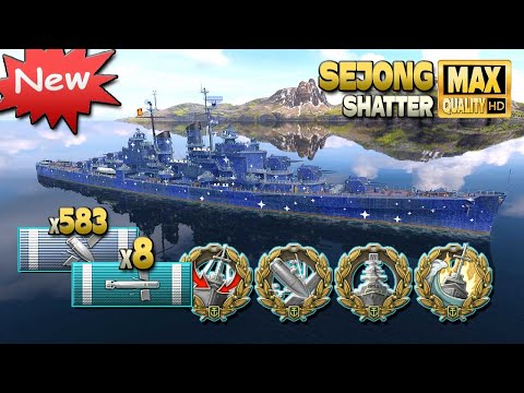 Sejong: New Pan-Asian cruiser on map Shatter - World of Warships