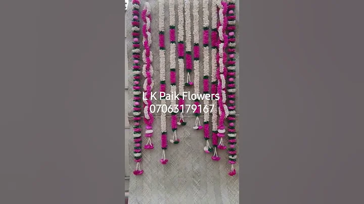 Diwali home decor, sola wood garland, sola flowers, eco friendly solawood decor, wedding,