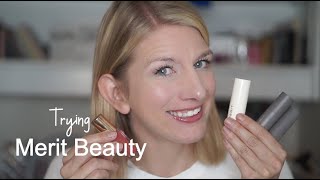 Trying Merit Beauty!  Quick Everyday Makeup #fiveminutemorning