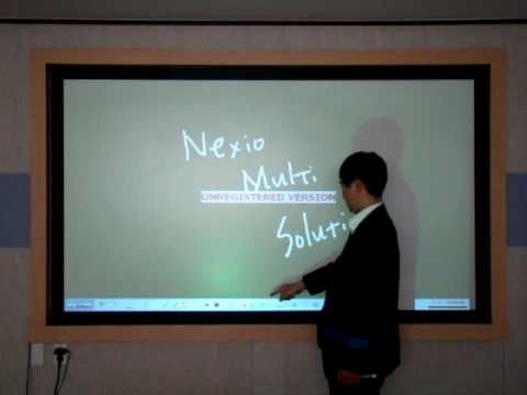 NEXIO's 100 inch IR Multi Touch Screen