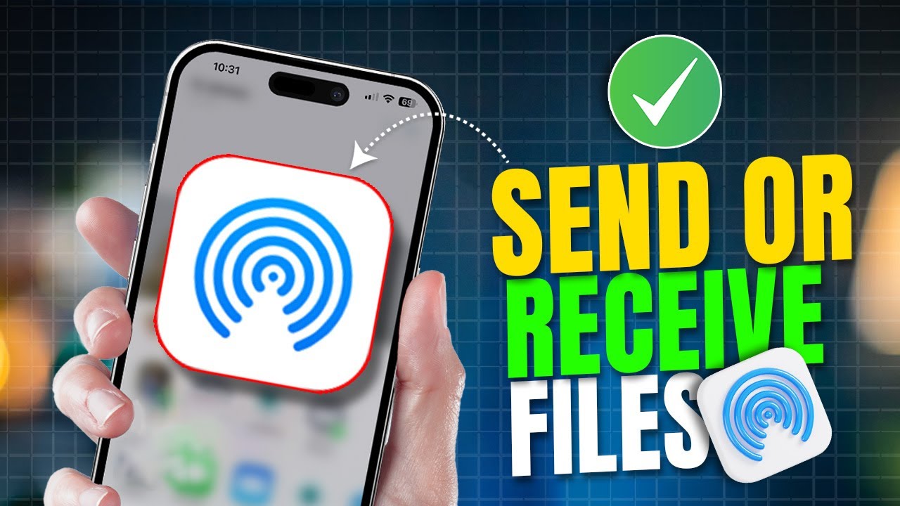 How to Use AirDrop to Send or Receive Files on iPhone | Transfer Files ...