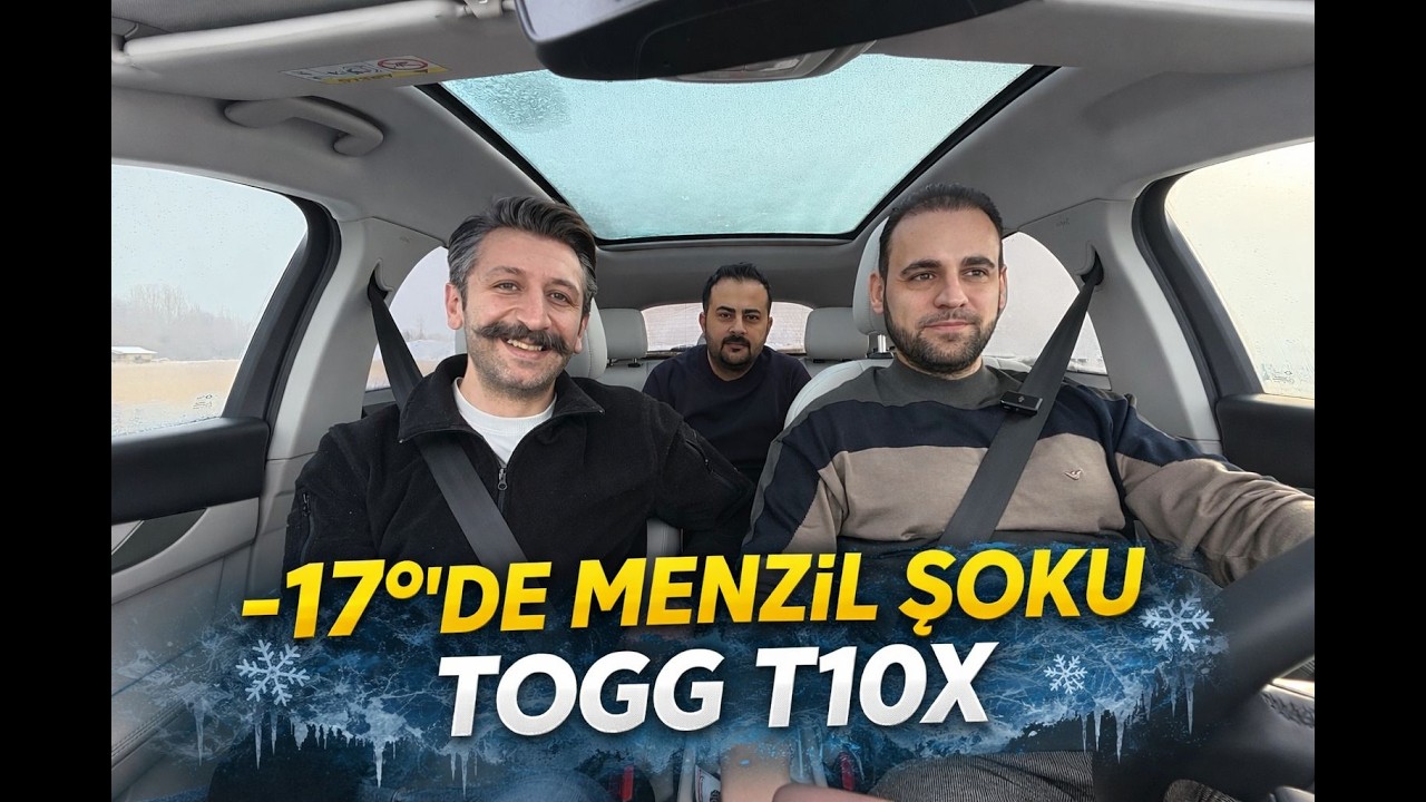 “Togg T10X Menzil Testi! Türkiyede bir ilk -17°C’de Erzurum Kış Gerçeği | 90 KM Gerçek Tüketim”