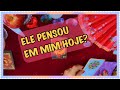 ELE ACORDOU PENSANDO EM VOCÊ HOJE? O QUE ELE PENSOU ? Baralho Cigano Mandala da Intuição