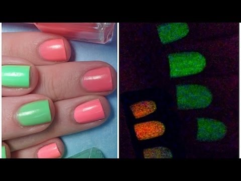 claire's glow in the dark nail polish review