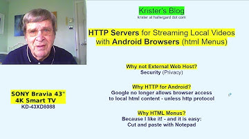 Local Host - HTTP Server for Streaming to Android TV
