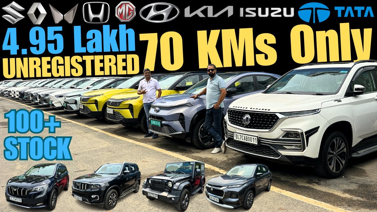 Brand New SUVs at HALF Price! Just 70 KMs Driven – UNREGISTERED STOCK!