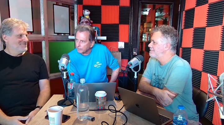 A visitor to Ukraine talks with Joe and Joel